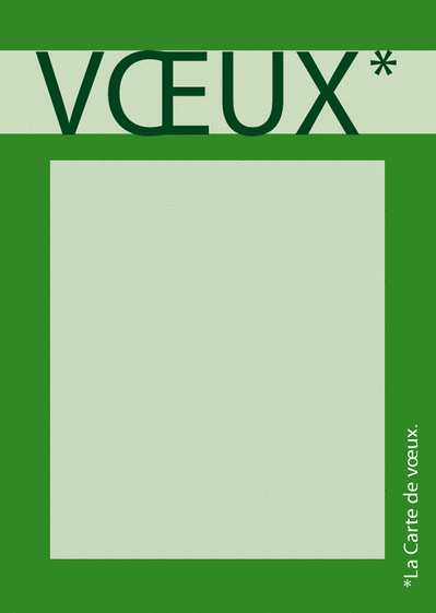 La carte de voeux